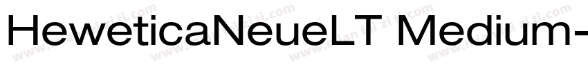 HeweticaNeueLT Medium字体转换